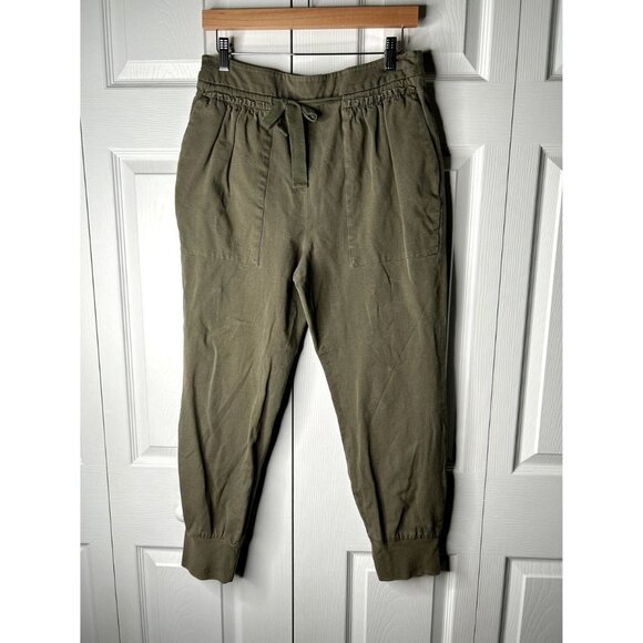 Kinly Green High Waisted Drawstring Waist Jogger Pants Women's Size Large L - Picture 4 of 12